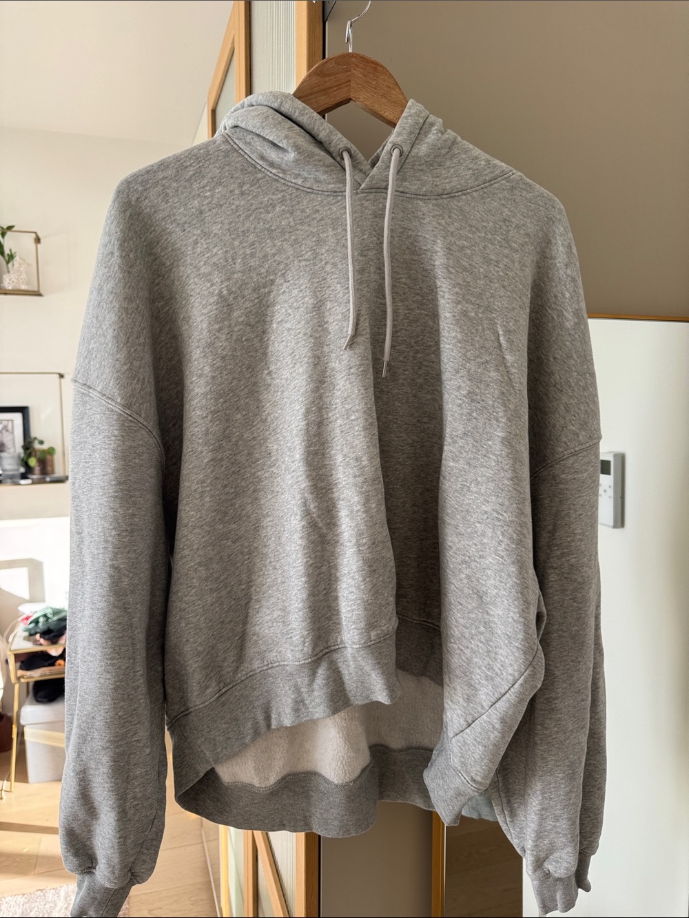 Gap Heather Gray Vintage Soft Cropped Hoodie